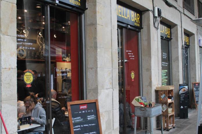 En los porxos de la Boqueria