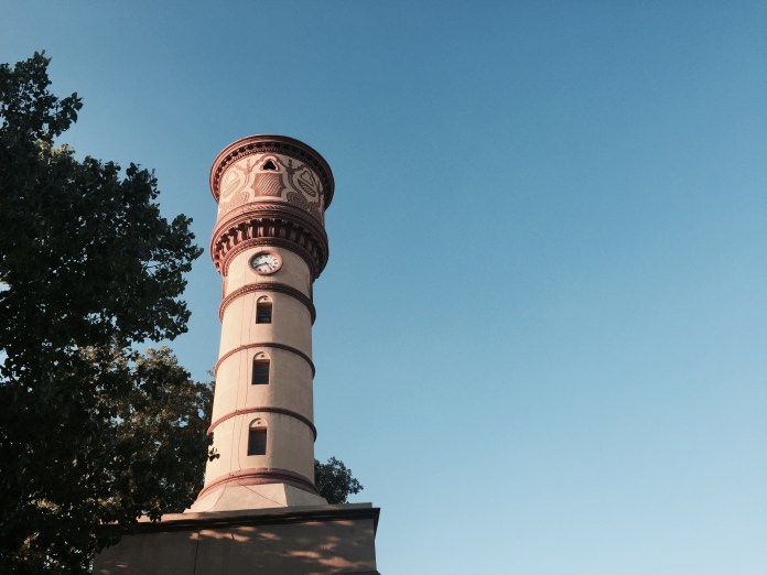 La torre de las Aguas del antiguo Matadero de Badalona