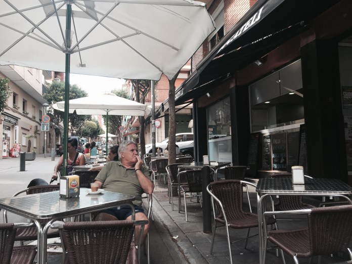 Perez Galdós, una calle hecha terraza